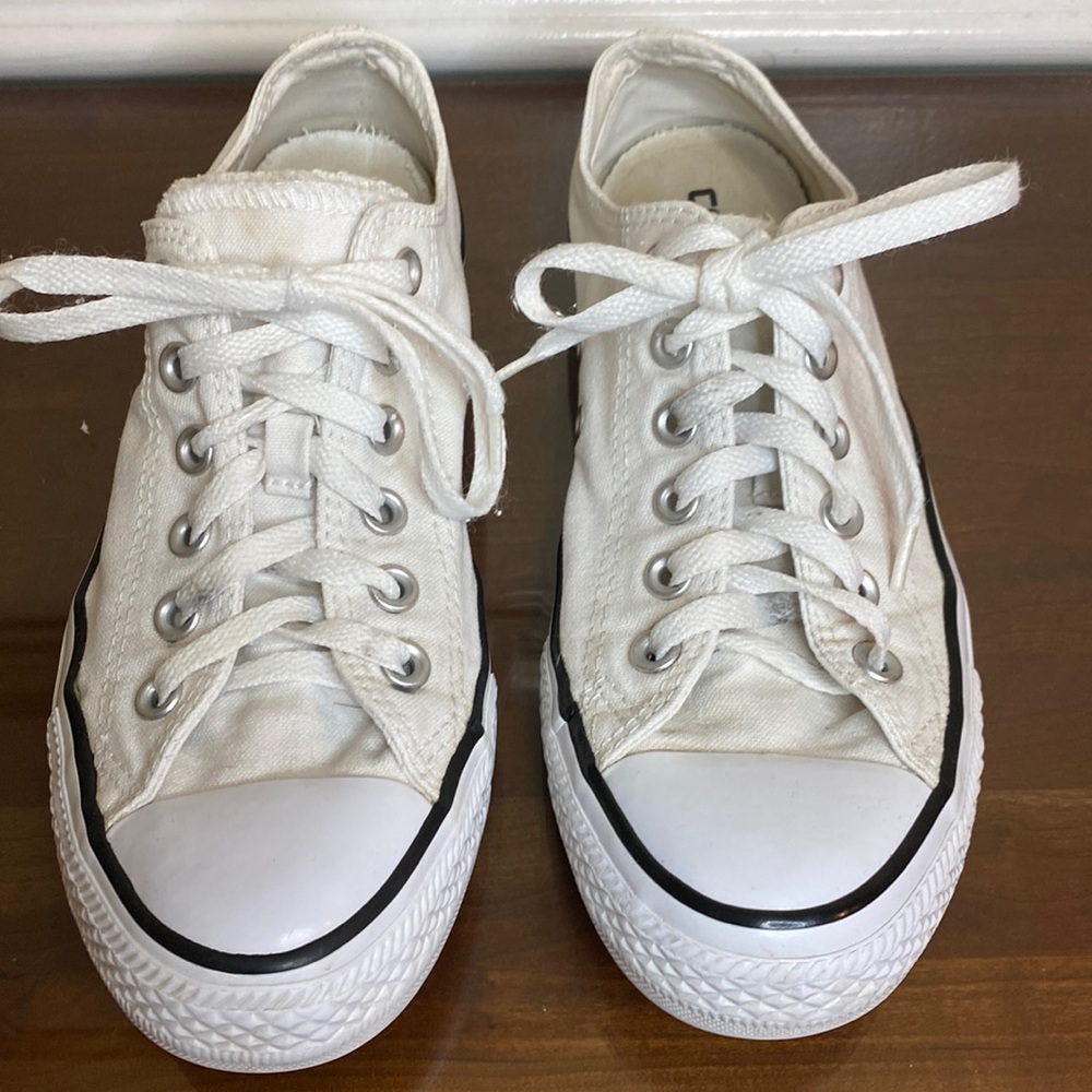 Classic White Canvas Sneakers